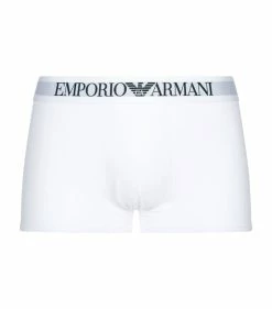 Armani Stretch Cotton Trunks 00010 WHITE Boxers